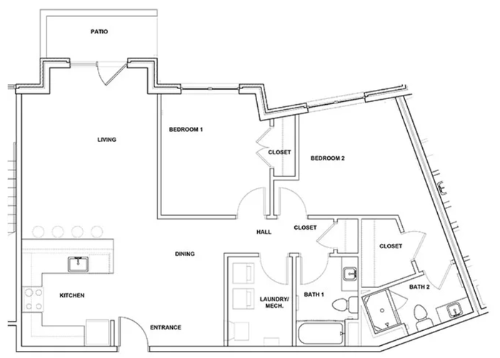 Tambour Floor Plan Image